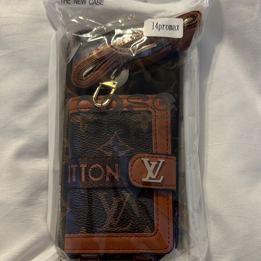 Louis Vuitton Monogram Brown and Black Case